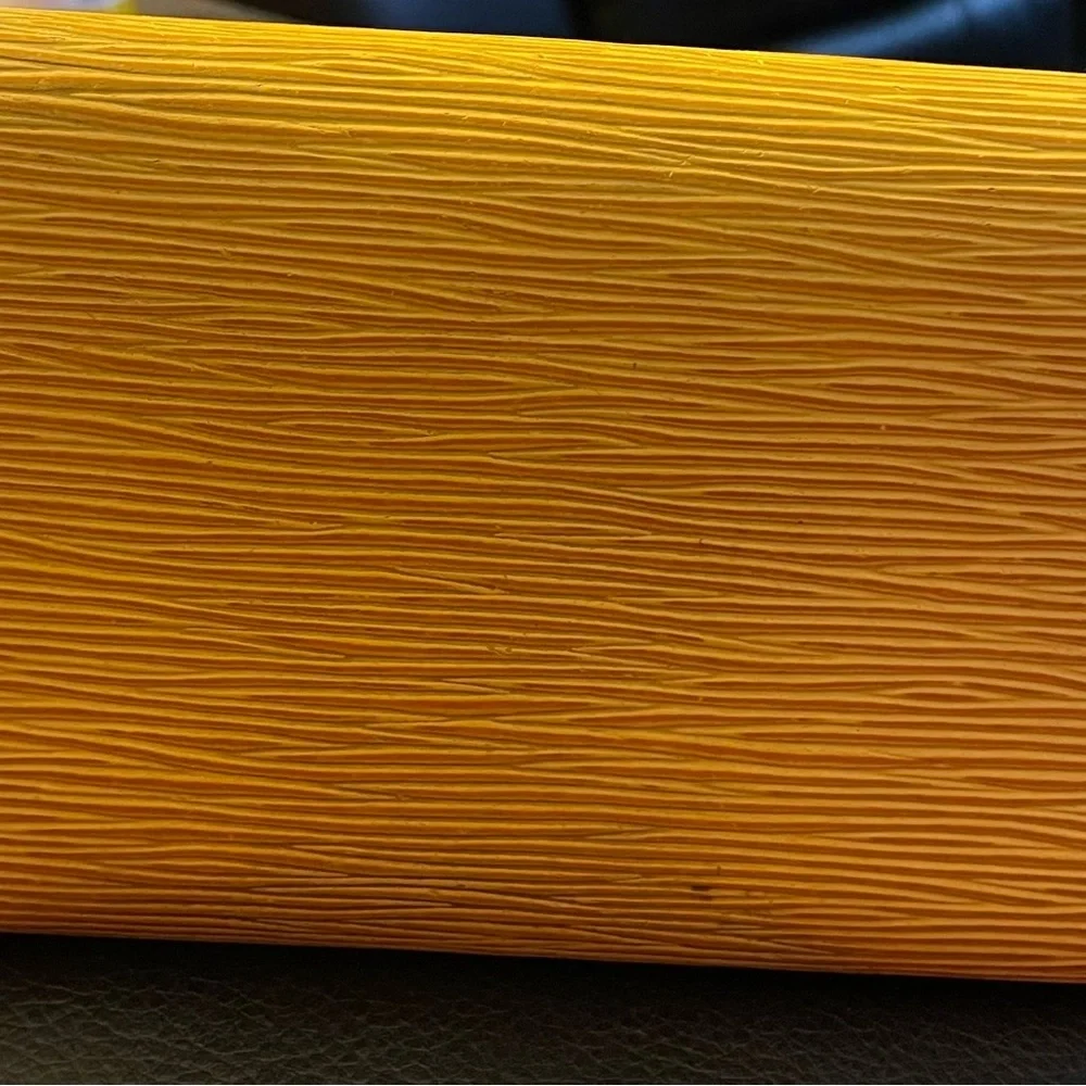Louis Vuitton Yellow Textured Wallet